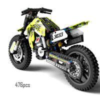 Городская высокотехнологичная модель мотоцикла, строительные блоки, Детская сборка, мотоцикл, автомобиль, игрушки «сделай сам», скоростной гоночный автомобиль, рождественские подарки для детей