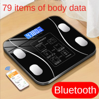 Умные Беспроводные цифровые весы, анализатор индекса массы тела и жира, Bluetooth, для ванной комнаты