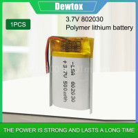 802030 3,7 V 500mAh литиевая полимерная аккумуляторная батарея Li Ion Cell для MP3 MP4 MP5 GPS Bluetooth динамик USB вентилятор мышь массажер