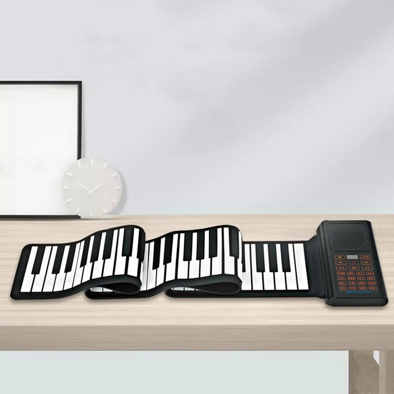 88 Keys Roll up Flexible Piano Travel Piano Silicone Electronic Piano for Kids for Home Gifts Holiday Gift Children Adults