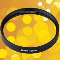49-49 49 мм-49 мм, адаптер с двойным гнездовым и гнездовым разъемом, переходное кольцо для объектива CPL, ND, УФ, Звездный фильтр