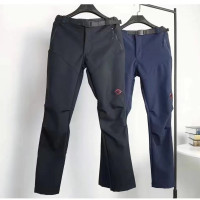 越南產22！秋冬男士軟殼褲象抓絨戶外徒步騎行防風保暖修身通勤褲