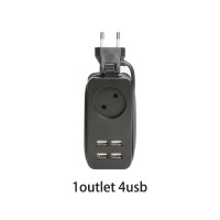 Удлинитель с 4 USB-портами для путешествий