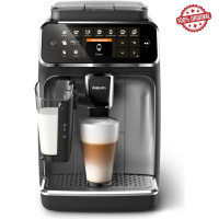 Philips automatic coffee machine Coffee machine 4300 Series LatteGo EP4346/70, black, gray