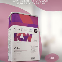 Стиральный порошок для белого белья kemvit KW Valko 8 кг., 250 стирок