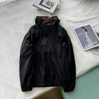 好貨來襲 氣盛/秋季新款拉鍊連帽純色外套6D4/92715