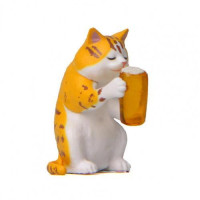 Фигурка пива кошки Модель Сделай Сам Корейская версия для выпечки садоводства Ландшафтный Декор Куклы