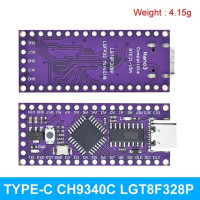 Фонарь с MICRO USB, совместимый с ATMEGA328 Nano V3.0 LGT8F328P CH9340C/LGT8F328P-LQFP32 SOP16 для Arduino