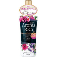 Lion Кондиционер ополаскиватель для белья Aroma Rich Juliette 520 мл с богатым ароматом натуральных масел со смягчающим и антибактериальным эффектом, Япония
