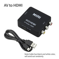 Адаптер-преобразователь 1080P HDMI в AV