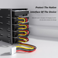 1 шт. 18AWG IDE кабель питания для 3,5/2,5 дюймов 15 контактов SATA жесткий диск Кабель питания разделитель от 1 до 5 разъемов аксессуары для ПК