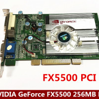 Видеокарта NVIDIA Geforce FX5500 256 Мб бит DDR VGA/DVI PCI