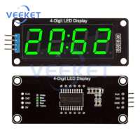 Модуль светодиодного дисплея TM1637, 0,56 дюйма, 4-значный 7-сегментный фотомодуль TM1637, Светодиодная трубка индикатора времени для Arduino