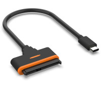 Кабель SATA-USB C, адаптер для жесткого драйвера USB 3,1 Type-C на 2,5 дюйма SATA III, внешний конвертер для данных SSD/HDD