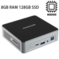 Мини-ПК GEEKOM Mini Air 11 Mini Pc Intel Celeron N5095 Windows 11 Pro Intel UHD Graphics 605 4K Dual DDR4 WiFi 5 Bluetooth v4.0