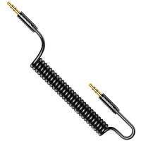 USAMS 1,2 м 3,5 мм пружинный Aux аудиокабель для планшетов, компьютеров, компакт-дисков, Walkman, автомобильные аудиоколонки, наушники