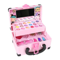 Новый детский комплект для макияжа для девочек рандомная игра Розовая Принцесса моющийся безопасный макияж детская игрушка подарок