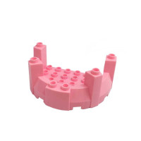 Аксессуары для сцены замка, большой строительный блок, крыша, стена, пластиковые Совместимые Кирпичи, военная сборка, детские игрушки, подарок