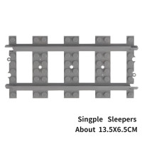 Железнодорожный путь, наборы моделей, составные блоки для самостоятельной сборки, игрушки для мальчиков и девочек, подарок детям