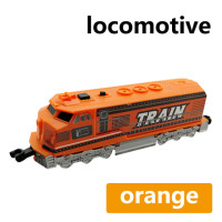 Детский набор железнодорожных треков, аксессуары, рельсовые кирпичи «сделай сам», треки поезда, игрушка, Детский конструктор, локомотивная сцена