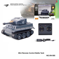 Маленький Танк с дистанционным управлением, ультрамаленький мини-танк на радиоуправлении, бронированный автомобиль Tiger, военная колесница, внедорожник, детские подарки