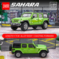 Модель автомобиля Jkm 1/64 Jeep Sahara, литая игрушка из сплава, классические Супер гоночный автомобиль Транспортное средство Gifts