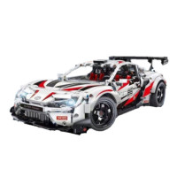 Суперскоростной гоночный автомобиль GT86, модель модели автомобиля MOC YC-23002 White 1:10, конструктор, кирпичи, комплект конструктора Furious, игрушки для детей, мальчиков