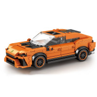 Городской технический автомобиль, скоростной чемпион, спортивный гоночный автомобиль Транспортное средство Racer, строительные блоки, развивающие игрушки, друзья 2023, новый подарок