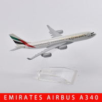 Модель самолета Airbus A340, 16 см, литой под давлением, металлический, масштаб 1/400