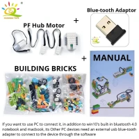HUIQIBAO высокотехнологичный MOC робот технический строительный блок зеленый совместимый 2,0 робототехнический кирпич набор стволовых строительных детских игрушек