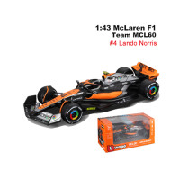 Модель автомобиля Bburago 1:43 2022/2023 F1, Mercedes AMG Red Bull Ferrari Mclaren ALPINE Alfa Romeo, литая модель автомобиля, игрушки, подарки для взрослых