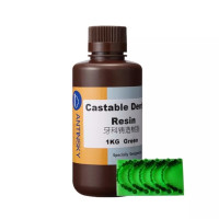 Антистатическая Стоматологическая Смола для DLP LCD 3D принтера, 0,5 кг, хорошая твердость, подходит для стоматологии, высоковосковая Стоматологическая литейная смола