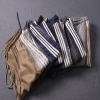 銅氨絲！輕薄柔順~男裝外貿流行復古鬆緊寬鬆休閒褲運動束口衛褲