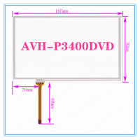 Совершенно новый 6-дюймовый 4-проводной сенсорный экран 165*92 мм для Pioneer AVH-P3400DVD AVH P3400DVD Автомобильный сенсорный экран дигитайзер