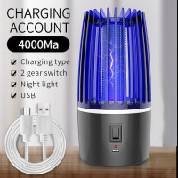 Электрическая лампа-ловушка для комаров, 4000 мАч, USB