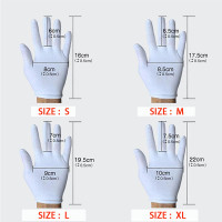 24 шт./12 пар, тонкие перчатки из хлопка