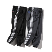 冰絲休閒褲男士夏裝寬鬆夏季2021新薄款夏褲速乾運動褲子韓版潮流