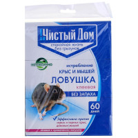 
    Клей от грызунов Чистый дом готовая ловушка, 40 г
  