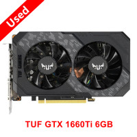 Видеокарта ASUS TUF GTX 1660 Ti 1660Ti 1660 S, 6 ГБ, GTX1660Ti GTX1660