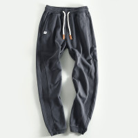 撿漏！出口尾單外貿尾單大牌男士休閒運動長褲鬆緊腰大尺碼餘單衛衣