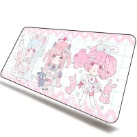 Розовый коврик для мыши Kawaii Girl Компьютерные аксессуары большой рабочий стол 900x40 0 коврик с рисунком из аниме Xxl игровые коврики для мыши офисный коврик для мыши Настольный