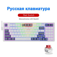 E-YOOSO Z94 USB Механическая игровая клавиатура Проводная монохромная с подсветкой 94 ключа русский Бразильский Португальский для компьютера ноутбука