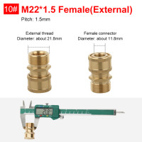 Штуцер для мойки высокого давления автомобиля, адаптер, разъем 1/4 дюйма, разъем быстрого подключения для автомобильной мойки, трубка, соединитель M14 M22