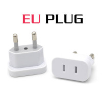 Дорожный сетевой адаптер переменного тока с вилкой стандарта США в Европу, 1 шт