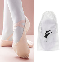 Детская сумка для хранения балетной обуви, вместительная крутящаяся ткань с двойным шнурком, товары для танцев, портативная упаковка для хранения предметов