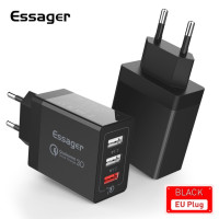 Зарядное устройство Essager с 3 USB-портами и поддержкой быстрой зарядки, 3,0, 30 Вт