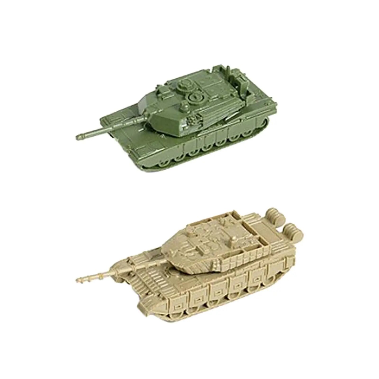 2Pcs 1/144 Scale Tank Model Building Model Reconnaissance Vehicles Collectibles Puzzle for Boys Display Kids Children Keepsake