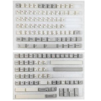 Русские колпачки минималистичный белый MDA Вишневый профиль PBT RU Keycap краситель Сублимация для MX Переключатель игровая Механическая крышка клавиатуры