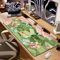 Большой игровой коврик для мыши, большой коврик для мыши, милый игровой коврик для мыши, милые настольные коврики, игровой стол XXL, подкладка для клавиатуры с фиксируемыми краями