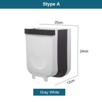 Складная мусорная корзина для кухни и автомобиля